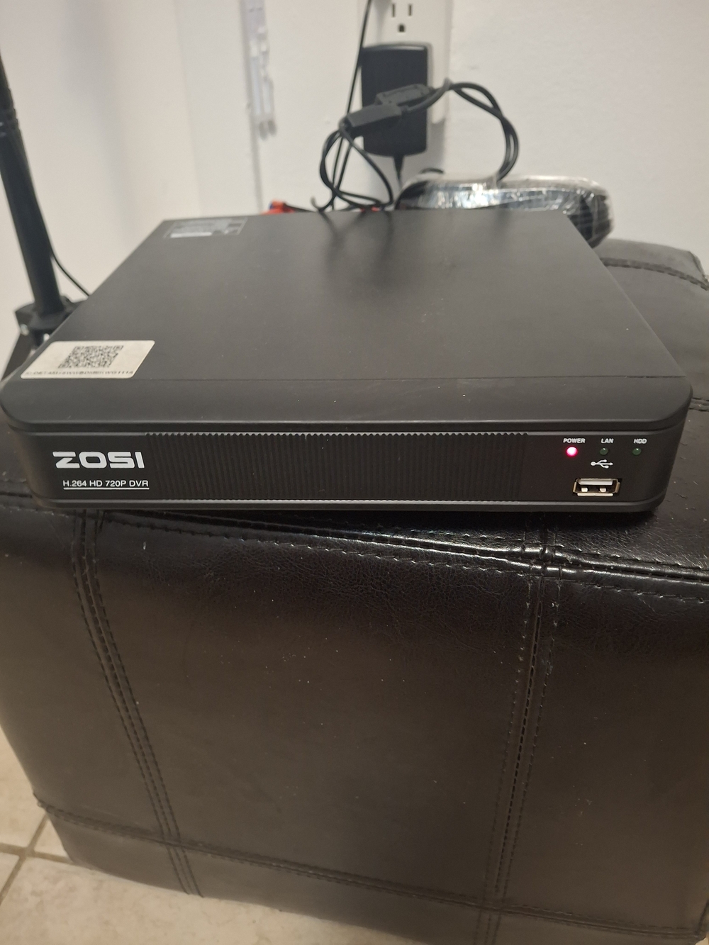 Black H.264 720P DVR Video Recorder